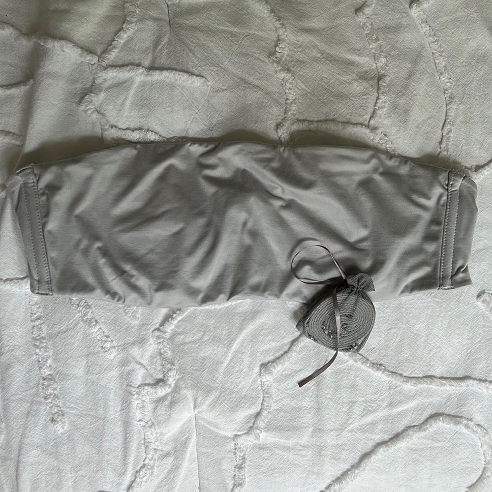 Aerie grey 34C bandeau bra